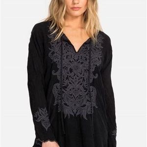 Johnny Was Tania Tunic - Black NWT